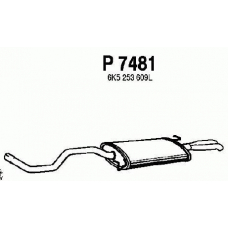 P7481 FENNO Глушитель выхлопных газов конечный