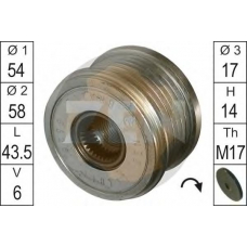 ZN5528 ERA Механизм свободного хода генератора