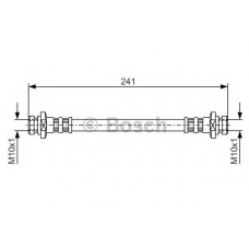 1 987 476 738 BOSCH Тормозной шланг