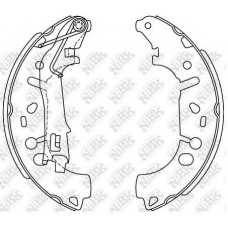 FN0624 NiBK Комплект тормозных колодок