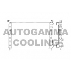 101188 AUTOGAMMA Радиатор, охлаждение двигателя