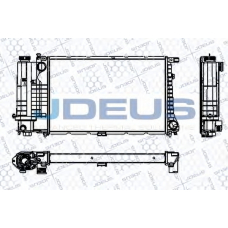 RA0050600 JDEUS Радиатор, охлаждение двигателя
