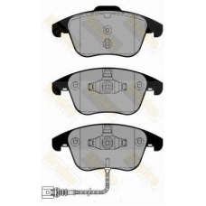 PA1801 BRAKE ENGINEERING Комплект тормозных колодок, дисковый тормоз