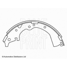 ADT34108 BLUE PRINT Комплект тормозных колодок