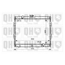 QER2413 QUINTON HAZELL Радиатор, охлаждение двигателя