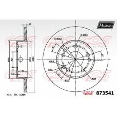 873541.6880 MAXTECH Тормозной диск