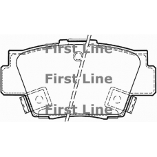 FBP3191 FIRST LINE Комплект тормозных колодок, дисковый тормоз