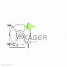 32-2091 KAGER Вентилятор, охлаждение двигателя