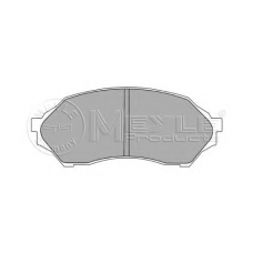 025 234 9016 MEYLE Комплект тормозных колодок, дисковый тормоз