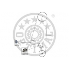 SK-1162AQ3 OPTIMAL Водяной насос + комплект зубчатого ремня