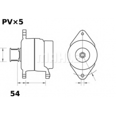 MG 451 MAHLE Генератор