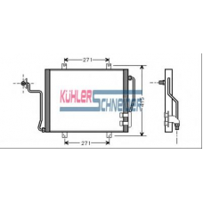 0920141 KUHLER SCHNEIDER Конденсатор, кондиционер