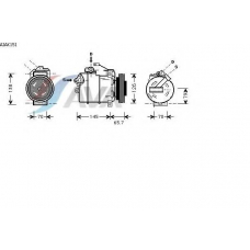 AIAK151 GERI Компрессор, кондиционер