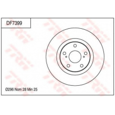 DF7399 TRW Тормозной диск