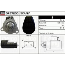 DRS7250 DELCO REMY Стартер