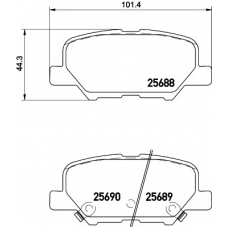 8DB 355 020-291 HELLA PAGID Комплект тормозных колодок, дисковый тормоз