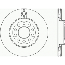 BDR2255.20 OPEN PARTS Тормозной диск