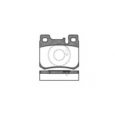P0573.20 WOKING Комплект тормозных колодок, дисковый тормоз