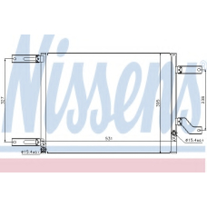 94666 NISSENS Конденсатор, кондиционер