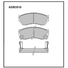 ADB3518 Allied Nippon Тормозные колодки