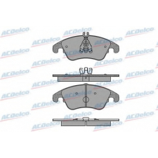 AC861281D AC Delco Комплект тормозных колодок, дисковый тормоз