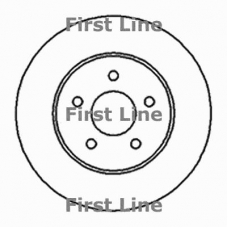 FBD1229 FIRST LINE Тормозной диск