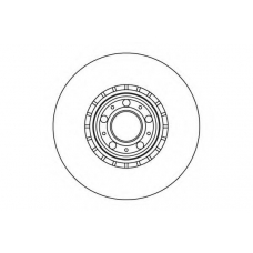 204853 NK Тормозной диск