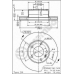 BS 8068 BRECO Тормозной диск