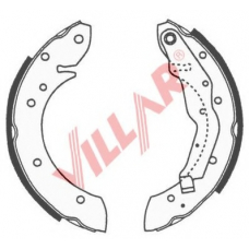 629.0663 VILLAR Комплект тормозных колодок
