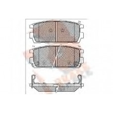 RB1615 R BRAKE Комплект тормозных колодок, дисковый тормоз