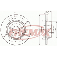 BD-9908 FREMAX Тормозной диск