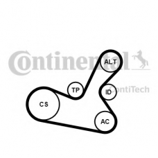 5PK1300K1 CONTITECH Поликлиновой ременный комплект