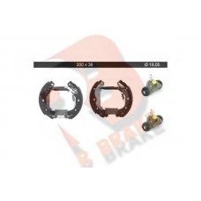 79RBKT0090 R BRAKE Комплект тормозных колодок