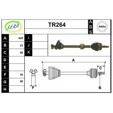 TR264 SERA Приводной вал