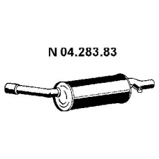 04.283.83 EBERSPACHER Глушитель выхлопных газов конечный