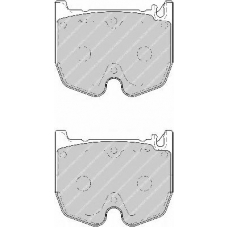 FDB1810 FERODO Комплект тормозных колодок, дисковый тормоз
