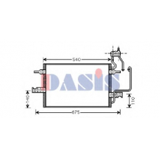 152024N AKS DASIS Конденсатор, кондиционер