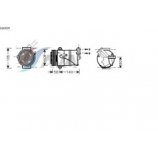 OLK429 AVA Компрессор, кондиционер
