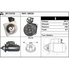 911310 EDR Стартер