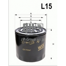 1518501009 Jp Group Масляный фильтр