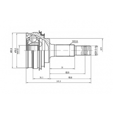 AW1510004 AYWIPARTS Шарнирный комплект, приводной вал