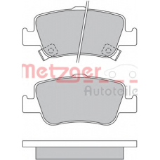 1170334 METZGER Комплект тормозных колодок, дисковый тормоз
