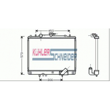 0500111 KUHLER SCHNEIDER Радиатор, охлаждение двигател