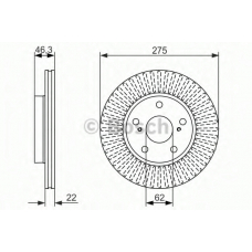 0 986 479 341 BOSCH Тормозной диск