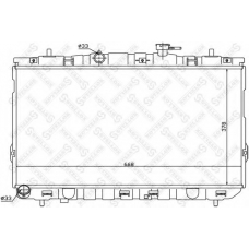 10-25472-SX STELLOX Радиатор, охлаждение двигателя