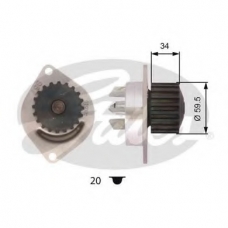 WP0012 GATES Водяной насос