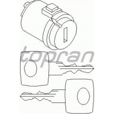 400 360 TOPRAN Замок, замок-выключатель