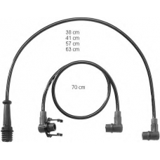 0300890728 BERU Комплект проводов зажигания