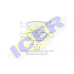 180778 ICER Комплект тормозных колодок, дисковый тормоз