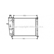 FTA2233 AVA Радиатор, охлаждение двигателя
